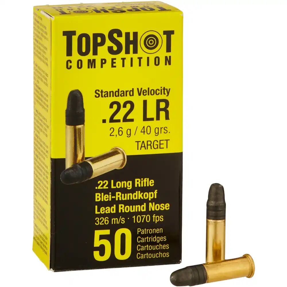 TOPSHOT Competition .22 lfb. SV Target 2,6 g  40 grs 50 Stk